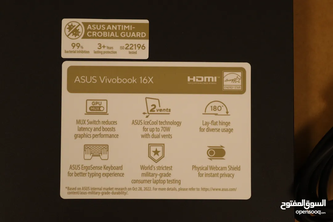 لابتوب ايسوس كور أي 9 الجيل الثالث عشر  كرت 4060  Asus vivobook 16x k3605v
