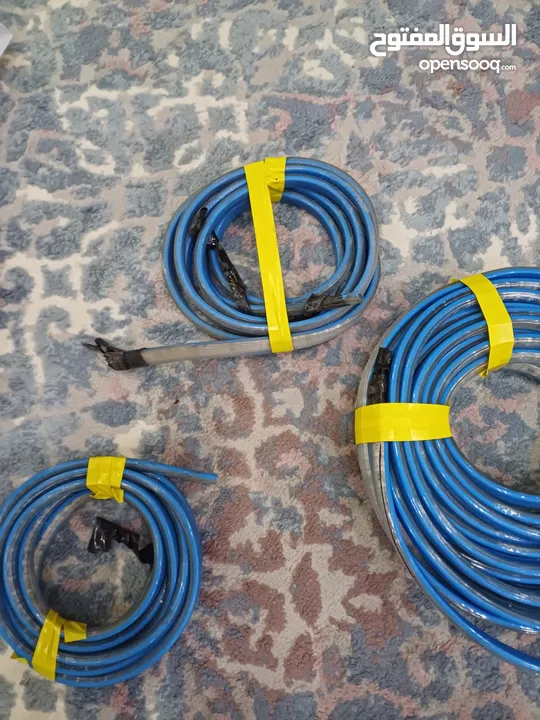 حبل ليد لون ازرق تقريبا 50 متر