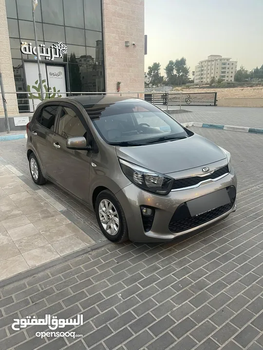 كيا مورننغ ترخيص 2019 فل اضافات عدا فتحة عداد قليل بصمة