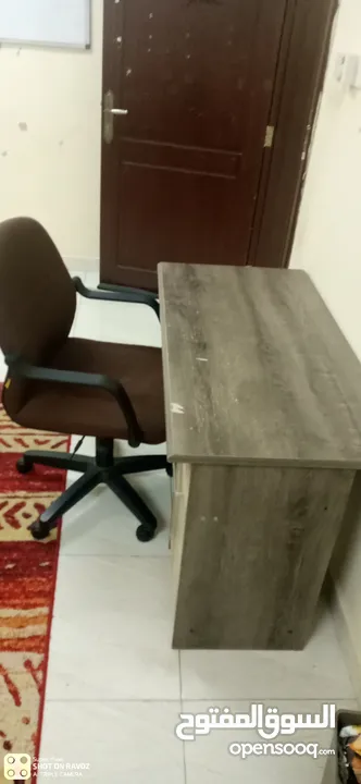 writing table with chair