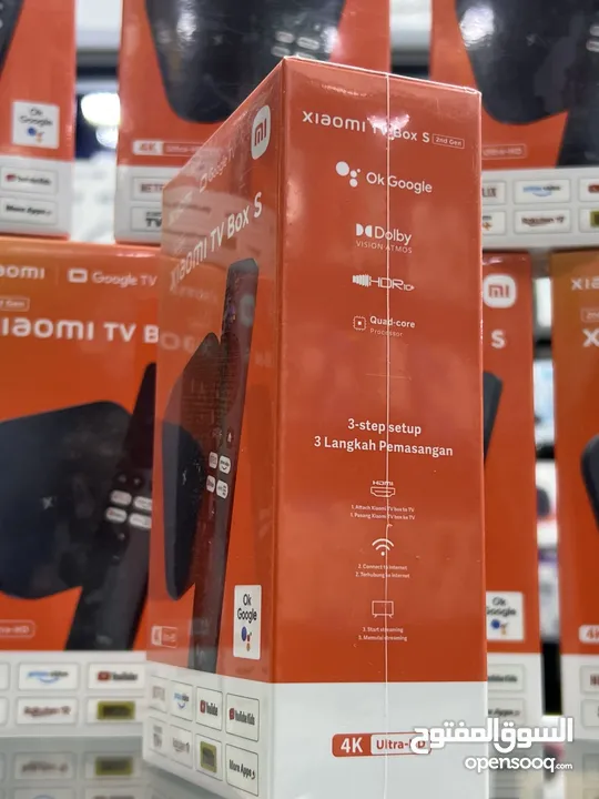 Mi Box s 4K gen 2 شاومي بوكس  الجيل الثاني (2024) جديد مسكر  متوفر لدينا ليما موبايل كمية محدودة