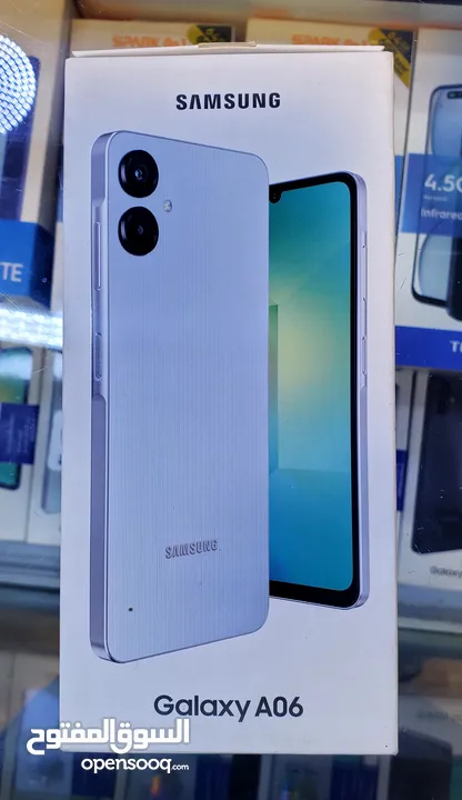 سامسونج A06 كفالة الوكيل الرسمي في الاردن سنه كامله 4 ram 64G 4 ram 128G 6 ram 128