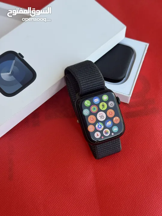 Apple watch S9 45mm بطارية 100٪؜ كفالة ابل 8 شهور