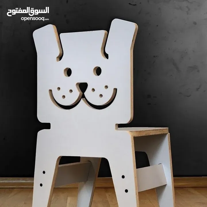 مقاعد اطفال خشبية مناسب جدا للحضانات والمنازل ورياض الأطفال