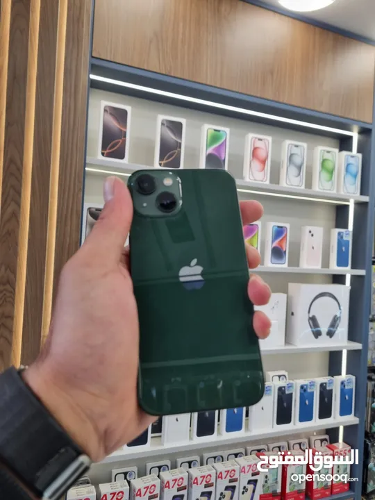 iphone 13  128 آيفون 13 128 جيجا مستعمل بحاله الوكاله وشبه جديد ومكفول
