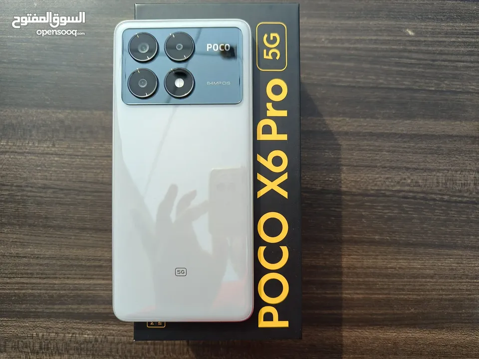 POCOX6PRO 5G 512GB بو كو إكس 6برو 5جي 512 جي بي رام 12 + 8