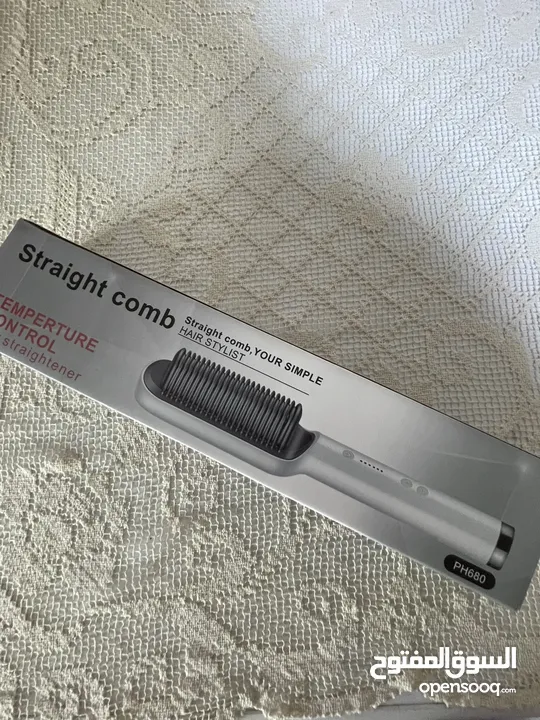 تمليس الشعر  Straight comb hair straightener