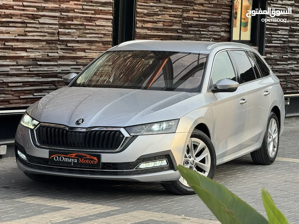 سكودا اوكتافيا ستيشن A8 2021 عداد قليل و فحص نخب ، بحالة الوكالة ، إضافات كاملة