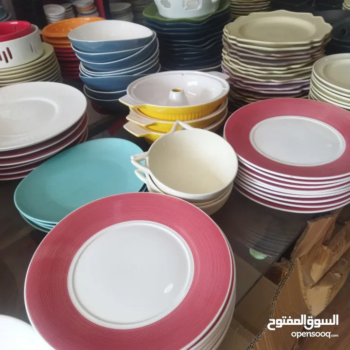 شروة صحون بورسلان للبيع بسعر مغري جدا