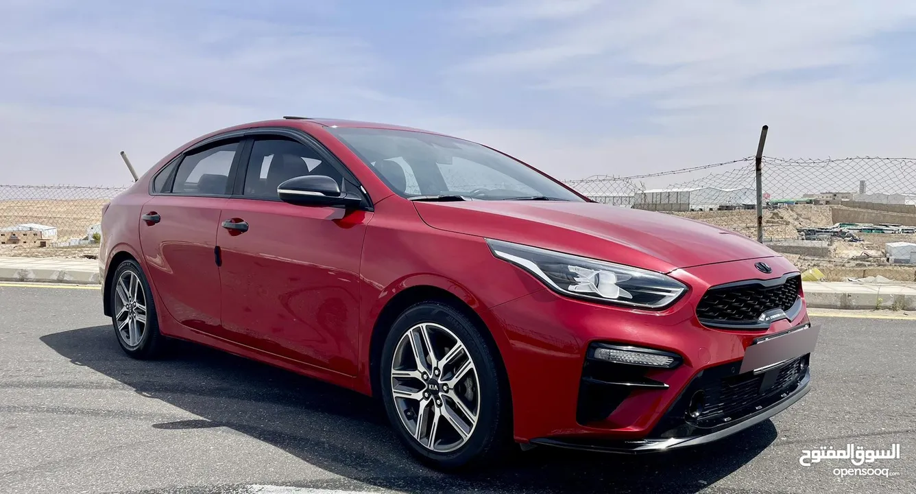 Kia K3  فل كامل 2019 مواصفات خاصة اعلى صنف من فئتها باسم مستورد ترخيص سنة كاملة رقم مميز