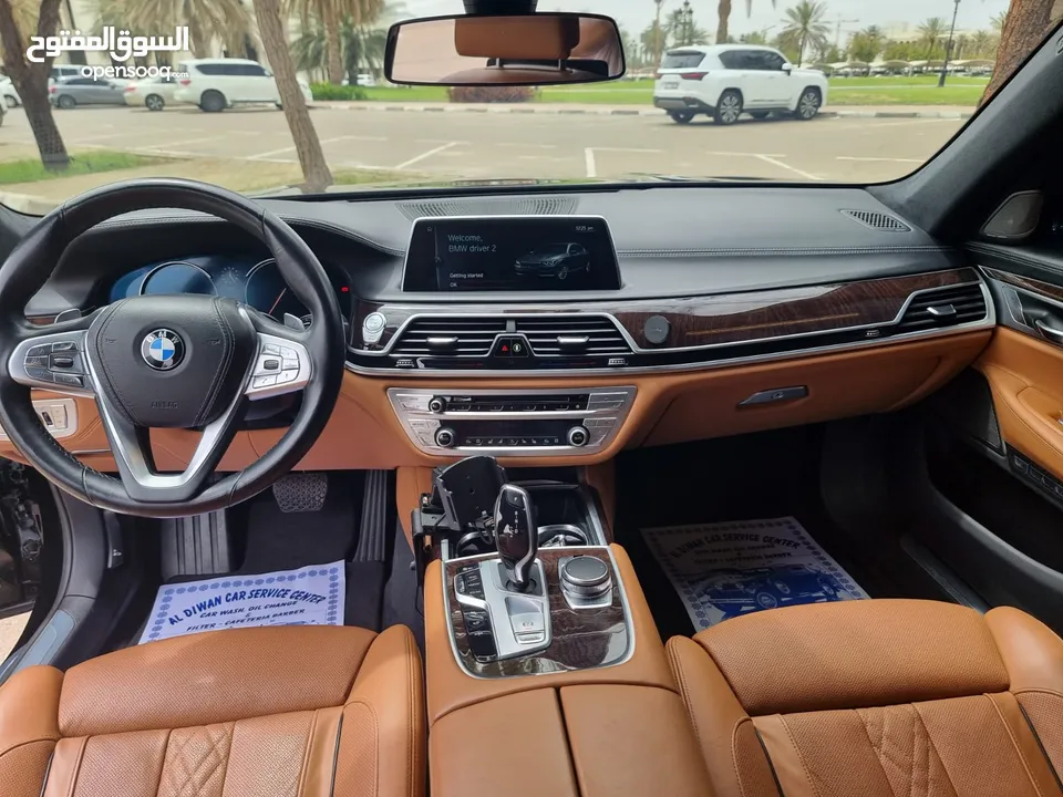 BMW 740Li 2017 GCC PANORAMA FULL OPTION NO ACCIDENT ORIGINAL PAINTS