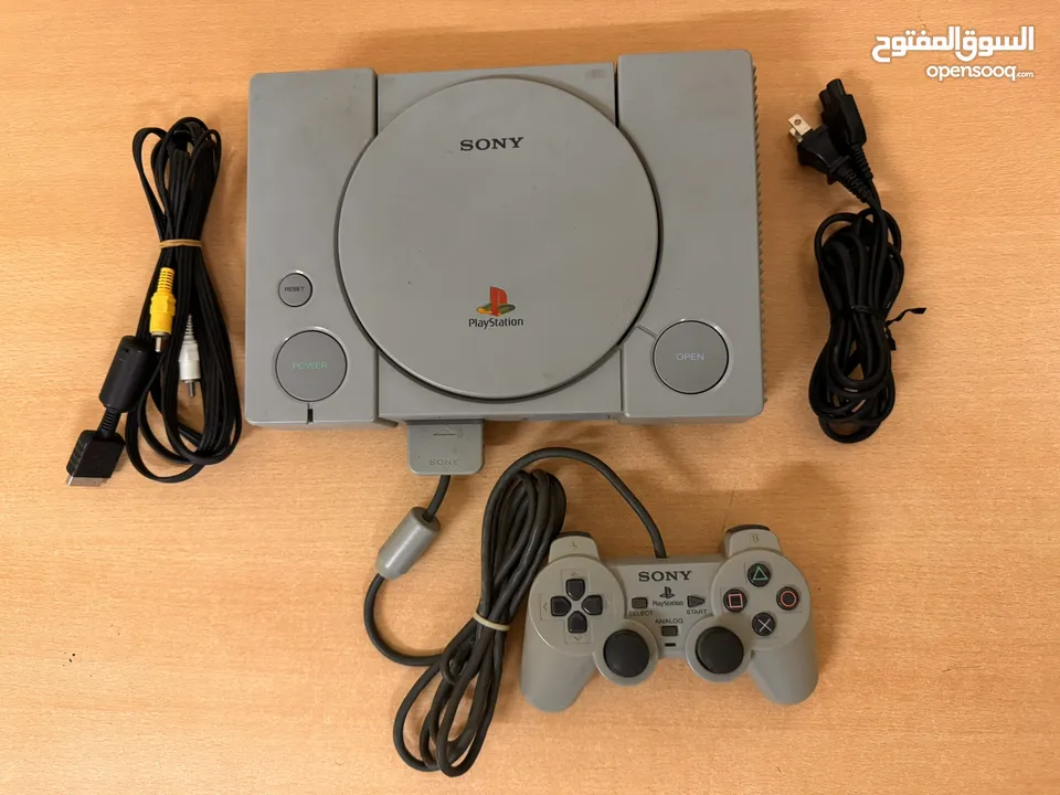 بلايستيشن 1 نظيف، واشرطه ps1/ps2