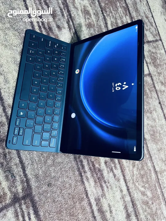 تابلت سامسونج جالكسي s9 fe wifi مع الكيبورد الاصلي بسعر مغري  استخدام خفيف شبه الجديد نظيف جدا جدا