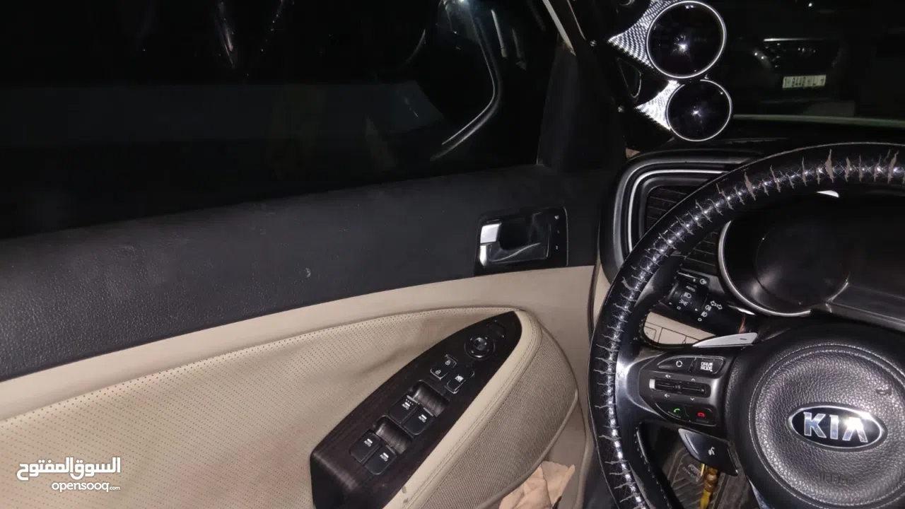 كيا ابتما 2015 ابيض فل اضافات