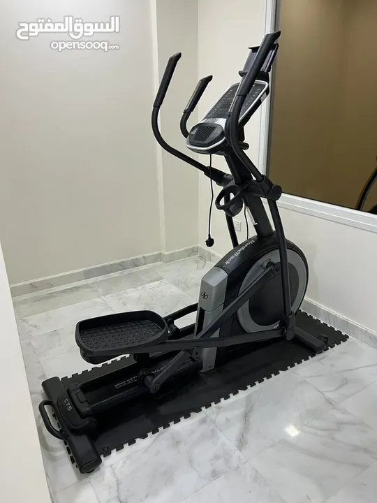 Eliptical trainer nordic c.75 used lightly new condition