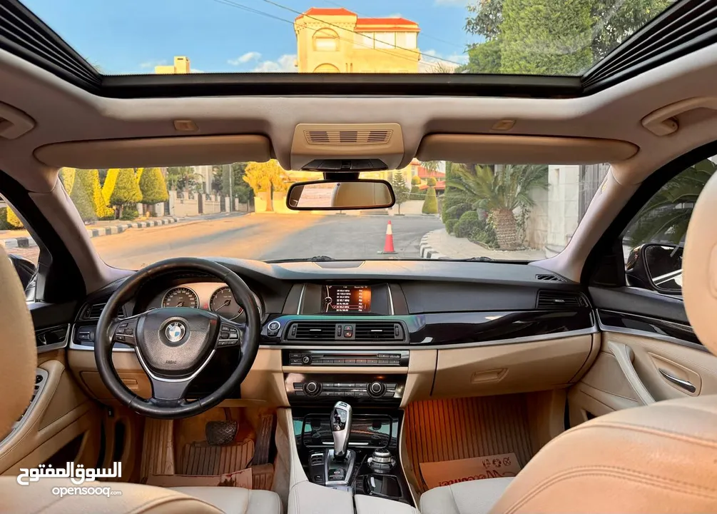 للبيع او البدل ع اقل سعر.  BMW 528i فحص كامل موديل 2014