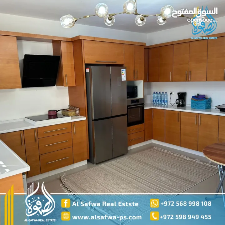 شقه مميزه للايجار المصايون قرب البنك العربي باطلاله جميله ومشمسه من كل الجهات