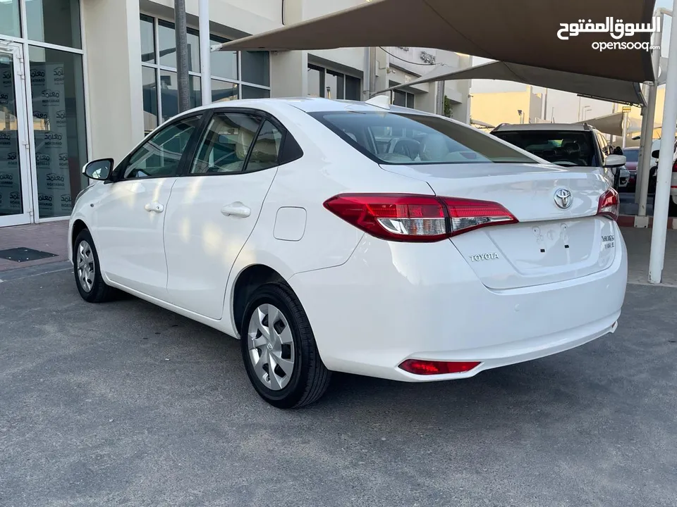 TOYOTA YARIS SE 1.5L I SEDAN I 2019 I WHITE I GCC I 1 YEAR WARRANTY