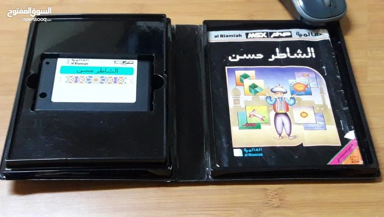 كمبيوتر صخر MSX مع اشرطة نادرة للبيع