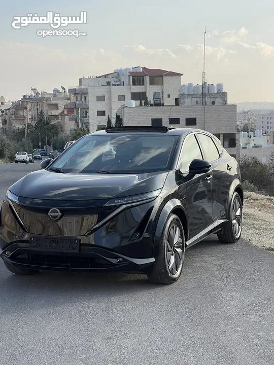 NISSAN ARIYA ELECTRIC 2022 تقطع بالشحنة 620 كيلو ماشية 40 ألف