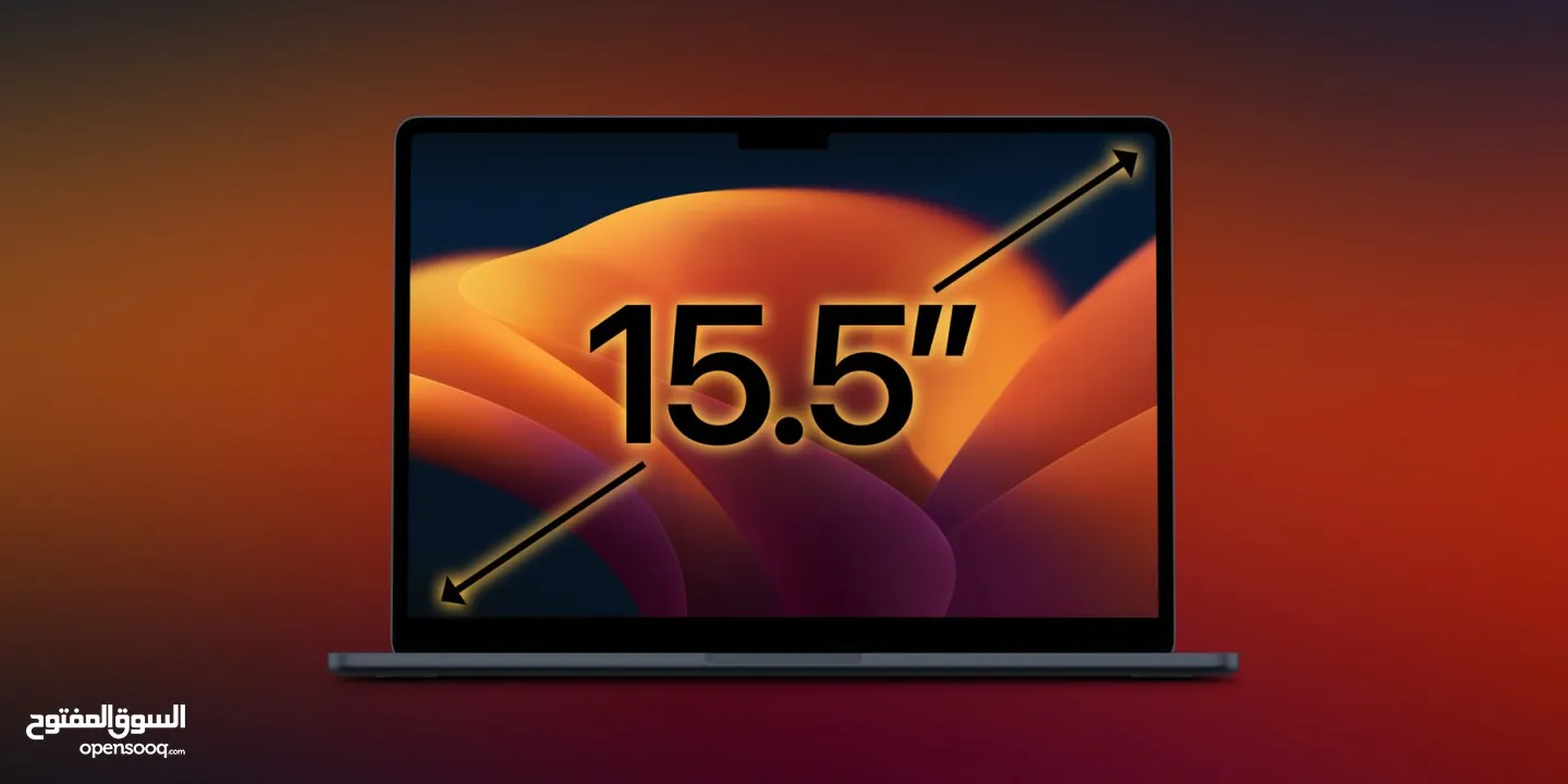 MacBook Air 15.3 inch M3 256GB /ماك بوك اير الجديد 15.3 انش  M3 256GB