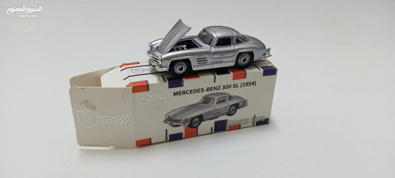 مجسمات سيارات معدنية حجم 1/64 مناظر للمكاتب