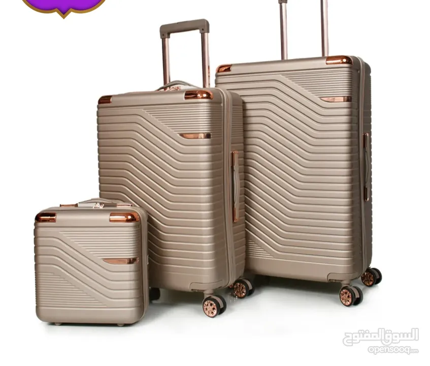 4 piece Travel bags Morano Rose gold bags - Medinah only