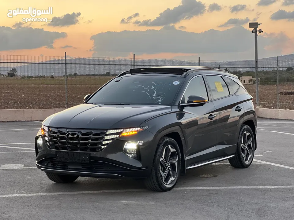 هونداي توسان/2023  HTRAC فل الفل فتحة سقف بانوراما  4x4 ///240Hp   ( Haybrid) 1600cc