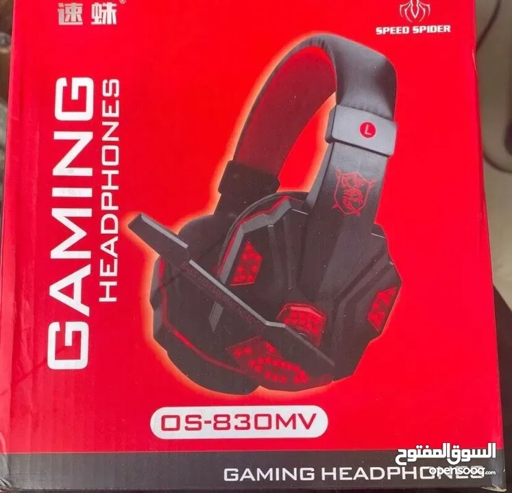 سماعات هيدسيت سلكي للكومبيوتر SPEED SPIDER OS-830MV WIRED FOR PC