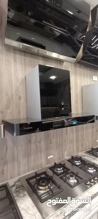 شفاط مطبخ تصميم أنيق وحصري نوع MS قوة شفط عالية إضاءة LED فلاتر سهلة الفك حرق سعر 99د فقط لفترة