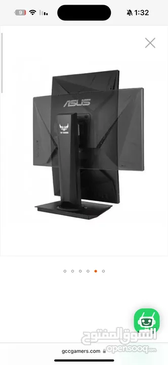 شاشة ألعاب منحنية ASUS TUF Gaming VG24VQR مقاس 24 بوصة FHD VA 1ms 165Hz  90LM0577-B01170