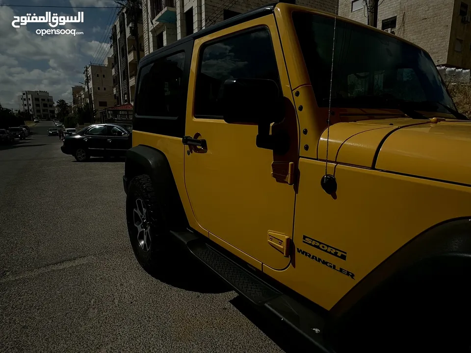 Jeep Wrangler Sport 2015 2D جيب رانجلر للبيع عداد 45000 كم