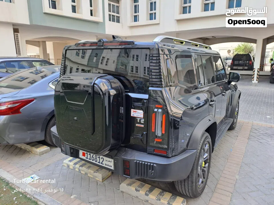 جيتور تي 2 اسود 2025 اسود من الخارج والداخل بيج سيارة فخمة وانيقة الاستعمال اليومي و المناسبات