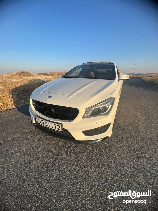 Mercedes Benz Cla 200 2014 AMG body kit for sale   مرسيدس سي ال اي للبيع فحص كامل بانوراما.