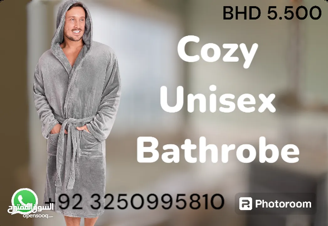 BATHROBE UNISEX COMFORTABLE