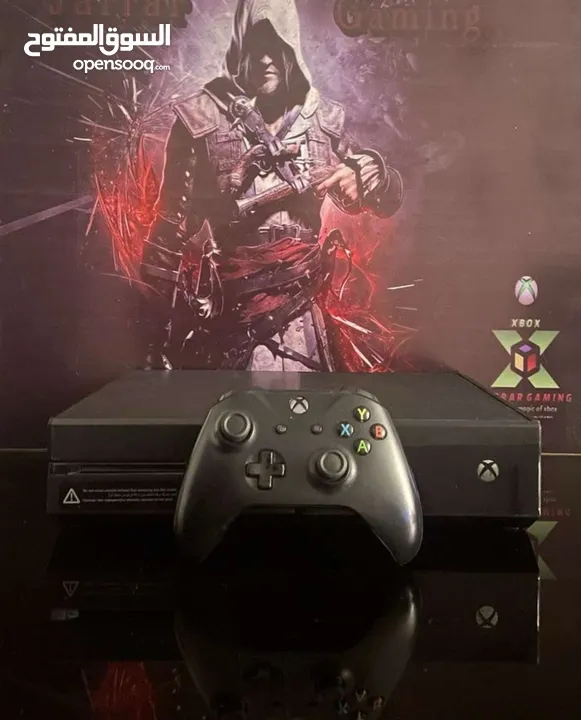 جيهازXbox one جيهاز نضيف مع جميع اغراضو