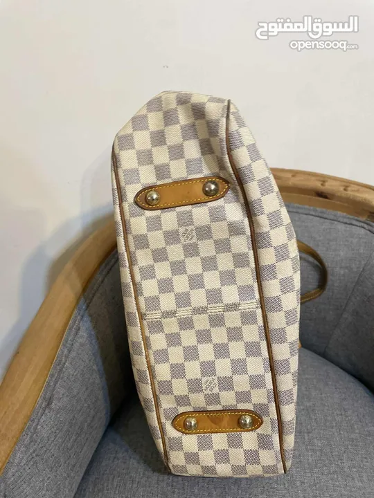 LOUIS VUITTON Siracusa GM Damier Azur Shoulder Bag White In good condition  شنتة لويس فيتون