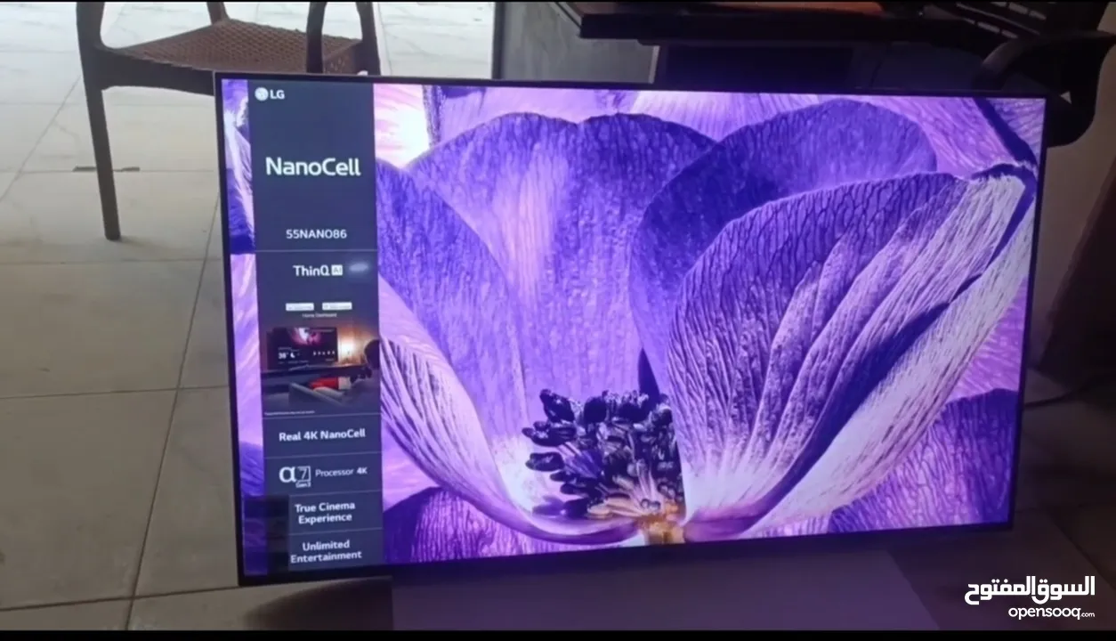 شاشة LG نانو سيل 55 بوصة فرز تانى     4K Smart TV