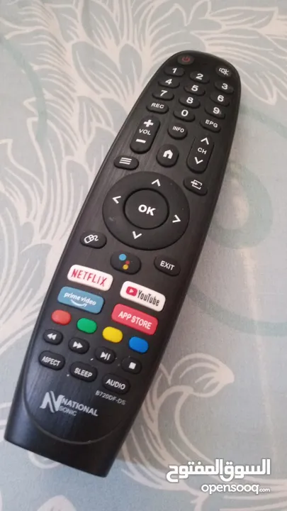 شاشة ناشونال سونيك حجم 50 انش فل سمارت  4k (( ضد الكسرررر )) اندرويد اخر اصدار 14 وريموت أوامر صوتية