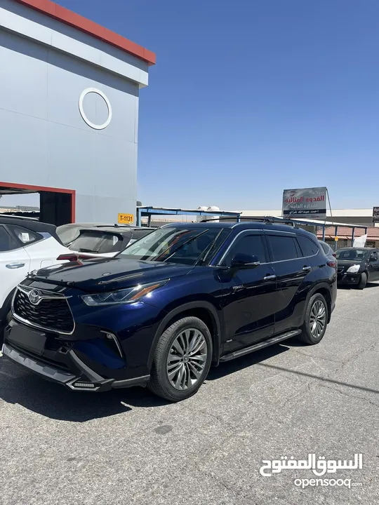 تويوتا هايلاندر بلاتينيوم هايبرد 2021 (أعلى صنف) Toyota Highlander Platinum Hybrid 2021