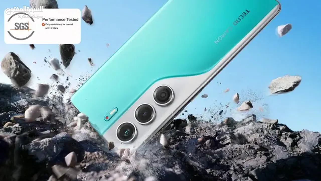 tecno Ai COMON 40 Pro//256G//16ram  ضد الكسر.ضد الماء والغبار ويدعم Ai