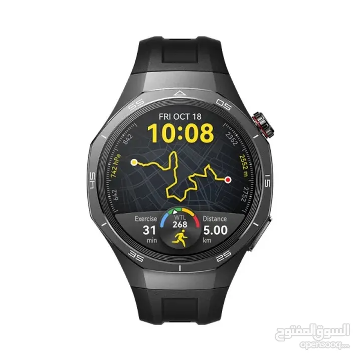 Huawei GT5 Pro (46mm) Gray ساعة هواوي  جي تي 5 برو جديدة مسكرة بالكرتونة اللون الاسود  كمية محدودة