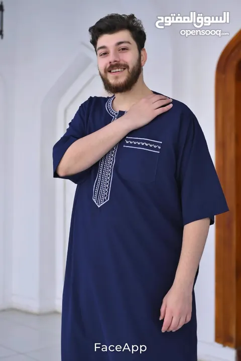 عبايه نص كم كتان مستورد ايطالي بسعر الجمله