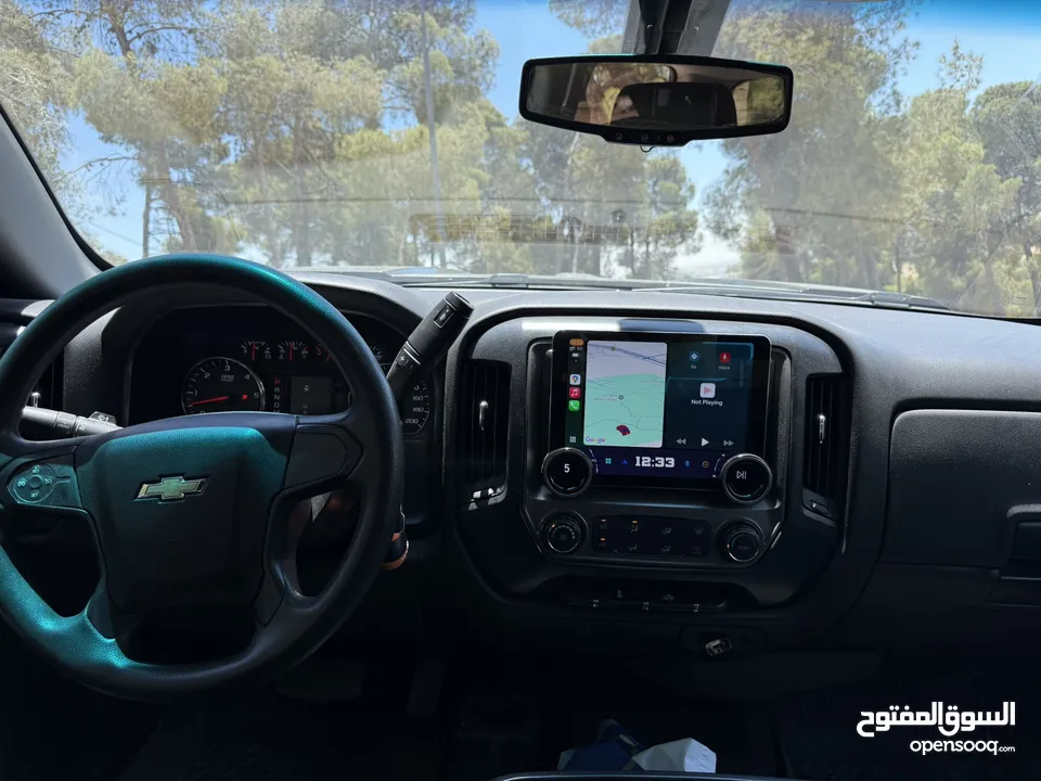 Chevrolet Silverado 2016 – فحص 4 جيد – ترخيص جديد – فل أوبشن – لون أسود