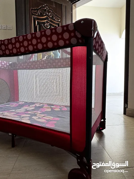 Foldable Baby cot is excellent condition