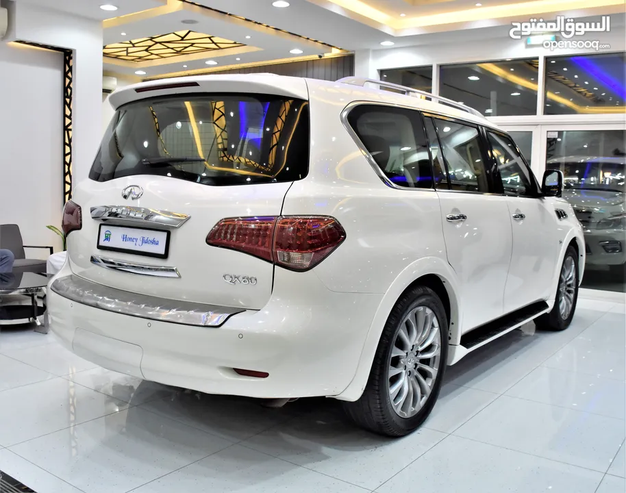 Infiniti QX80 ( 2015 Model ) in White Color GCC Specs