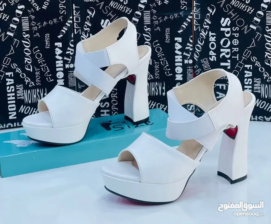 سندل ستاتي كعب عالي
