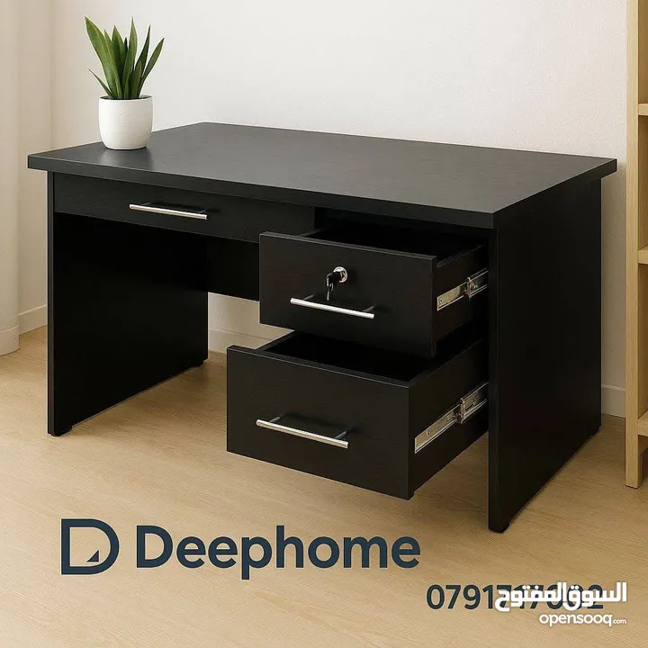 حرقناااا الاسعار للموظفين و الطلاب بأقل تكلفه وفرنالك مكتب 120*60 باجمل التفصيلات خشب مكفول مستورد
