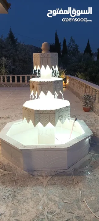 نوافير وشلالات جميع انواع الحجر البناء والديكوارات الستفسار الاتصال على الرقم وعلى واتس اب 077272750
