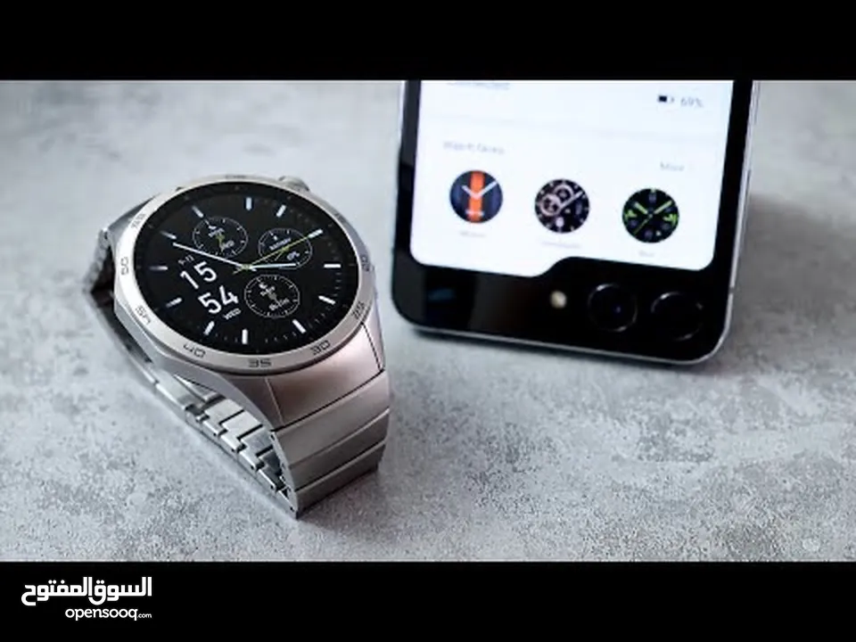 عرض حصري لدى سبيد ستور Huawei GT4 Steel 47MM كفالة الوكيل سنة